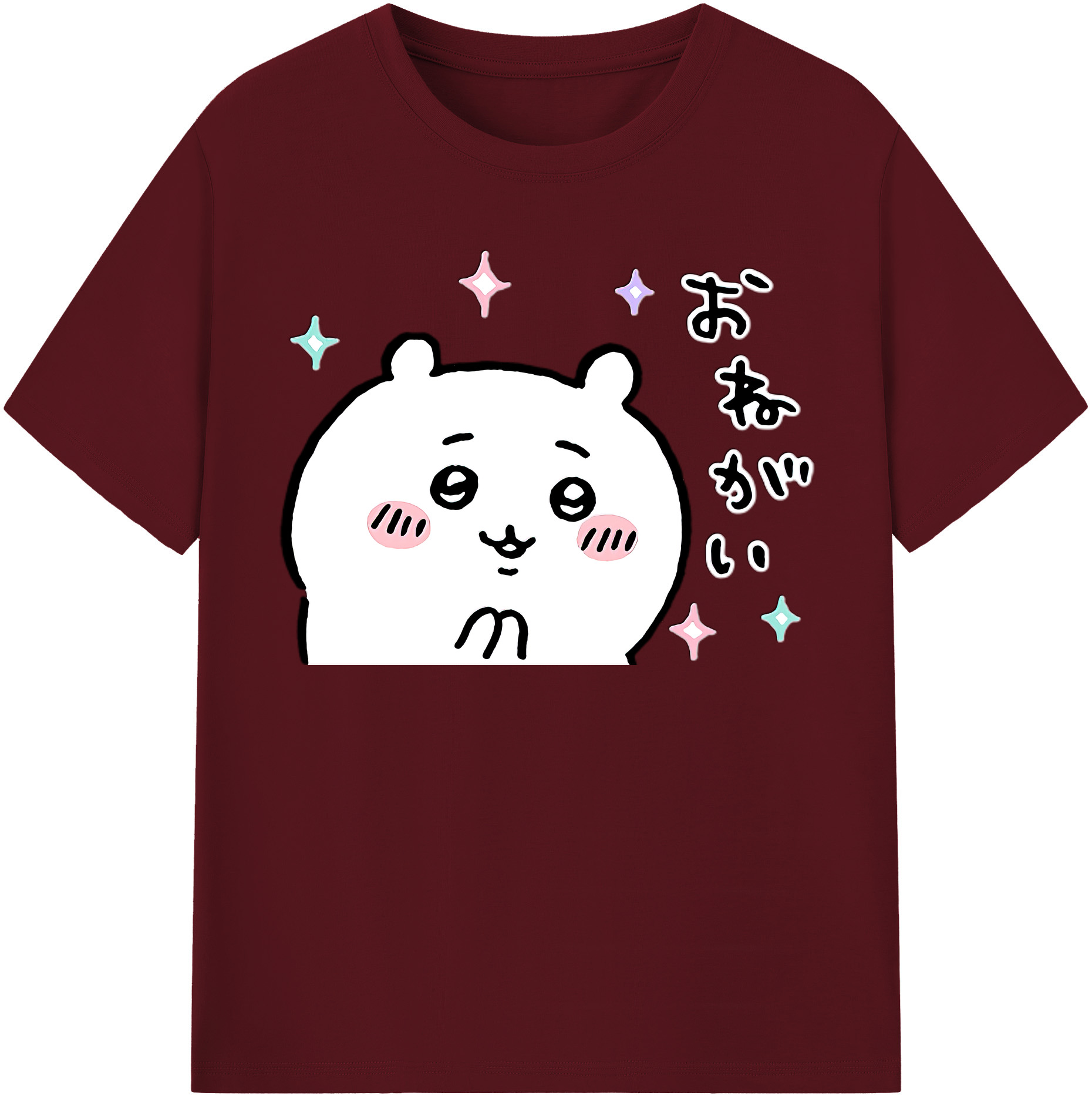 （画像用） ちいかわ ちいかわ Chii-kawa chiikawa 綿100％半袖Tシャツ（フロントプリント）